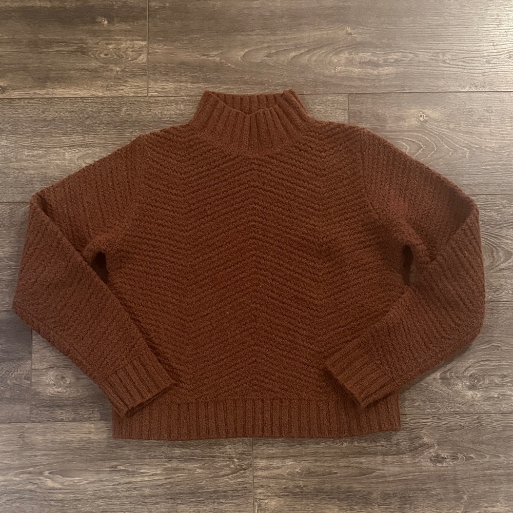 Old Navy Fuzzy Crewneck Sweater - Brown